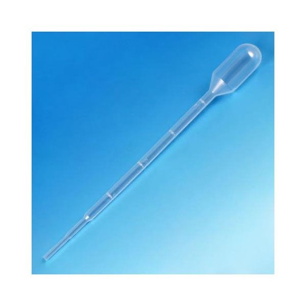 5.0mL Individually Wrapped Transfer Pipet 100//Bag Case of 500 STERILE Blood Bank Graduated to 2mL 5 Bags//Unit 155mm