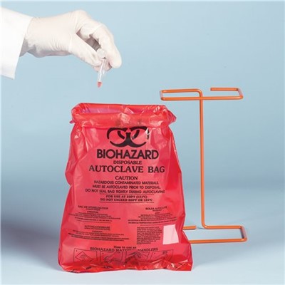 Biohazard Bag Plain 8 1/2X11