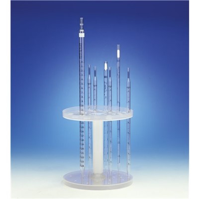 Pipette Support Stand Vertical Holds 28