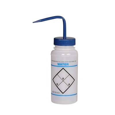Bottle Wash,Safety Blue PE Water 500ml
