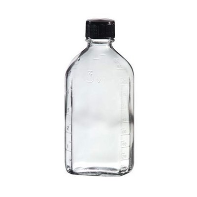Bottle Oval Clear Graduated 6oz