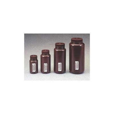 Bottle, HDPE. Amber, WM, Certified 250mL