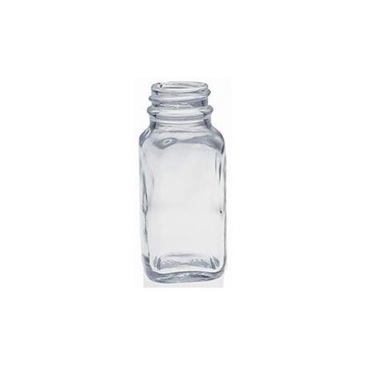 Bottles French Square Clear WM 500mL