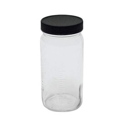 Bottle, AC Medium Round, Clear WM, 250mL