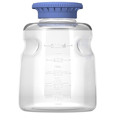Bottle and Cap, 500 ml, PC, Sterile