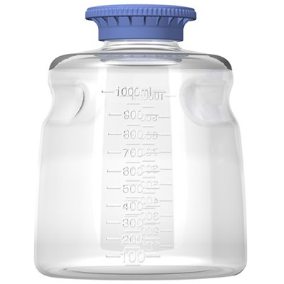 Bottle and Cap, 1000 ml, PC, Sterile
