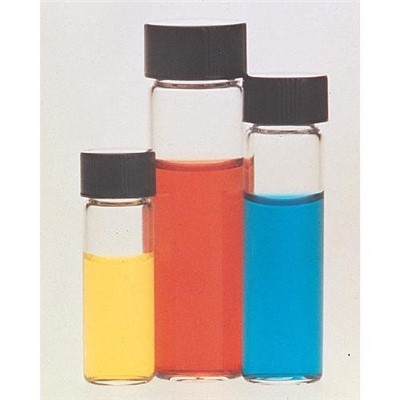 Sample Vial w/ Clear Rubber Liner 24mL