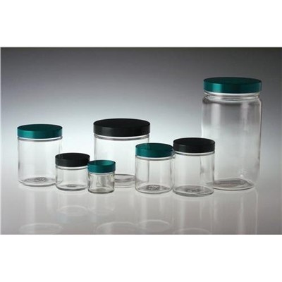 Jars Clear Staright Round Sided 16oz