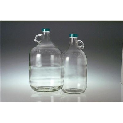 Bottle NM Clear 4L w/cap Case/4