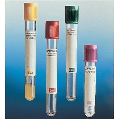 Vacutainer Tube Pln GC 16 x 100l Red