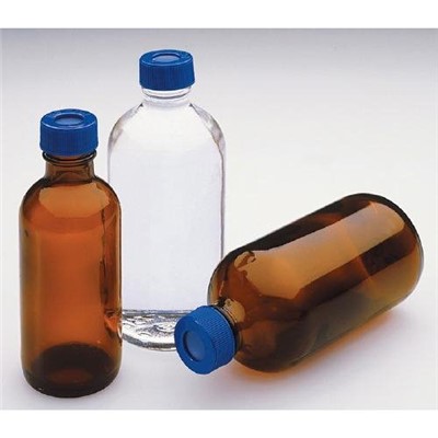 Bottle NM Clear 250mL 0.125" Septum