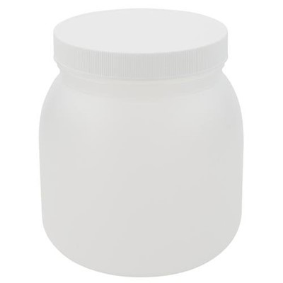 Jar Wide Mouth HDPE 1/2 gal   24/case